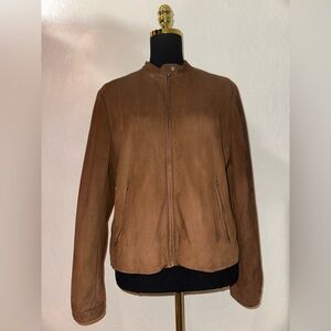 Jones New York Women’s Tan Suede Jacket